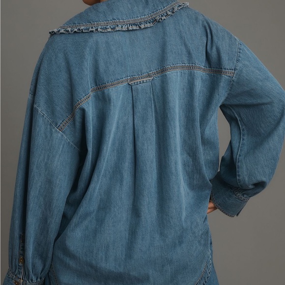 Pilcro for Anthropologie Denim Shirt - Picture 6 of 8
